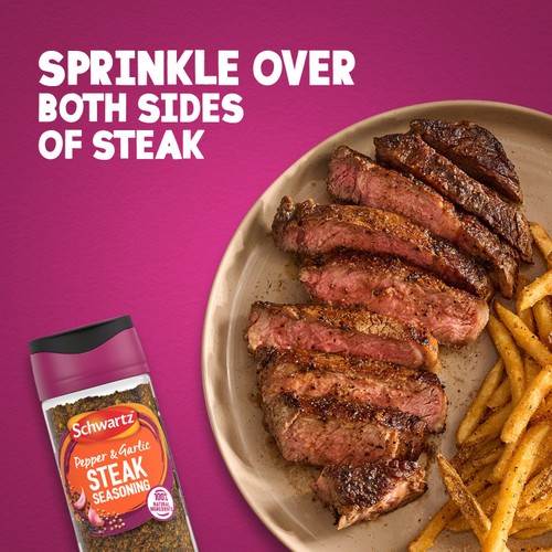 Schwartz Pepper & Garlic Steak Seasoning Jar