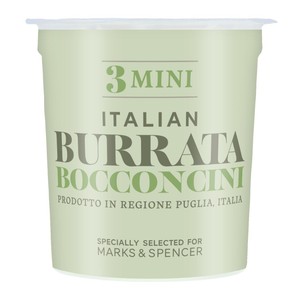 3 Mini Italian Burrata Bocconcini
