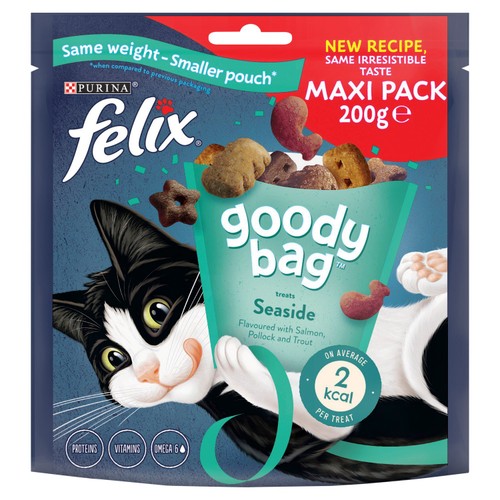 Felix Goody Bag Seaside Salmon Pollock & Trout Cat Treats