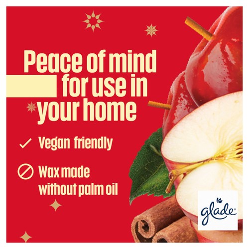 Glade Festive Candle Twinkling Apple & Cinnamon