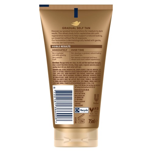 Dove Dermaspa Summer Revived Medium-Dark Self-Tan for Face & Body