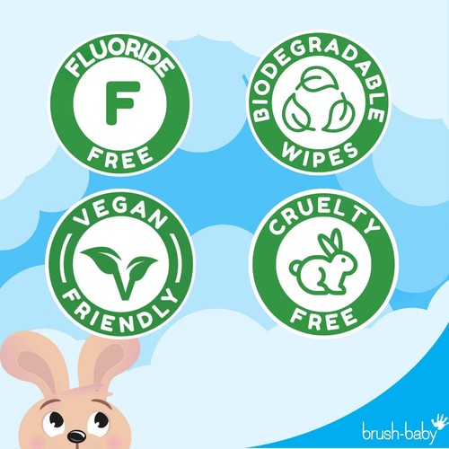 Brush-Baby Teething Wipes