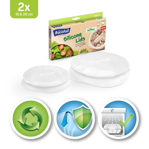 Bacofoil Silicone Lids Medium