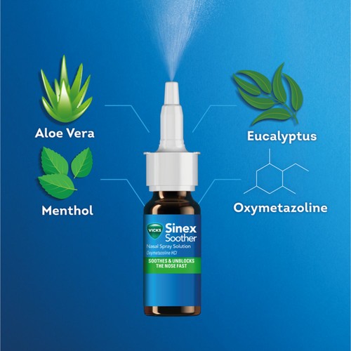 Vicks Sinex Nasal Spray Soother Pump