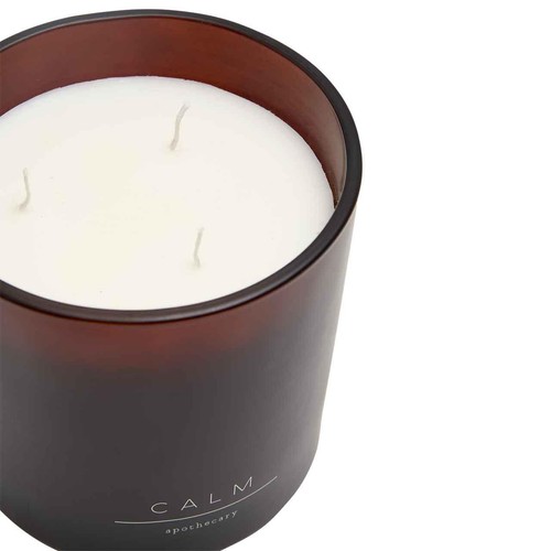 M&S Calm 3 Wick Candle, Amber