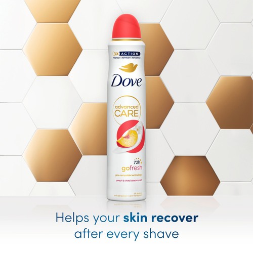Dove Women Advanced Antiperspirant Deodorant Peach and White Blossom