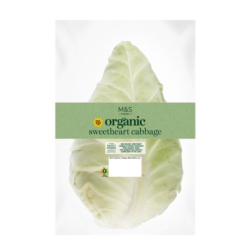 M&S Organic Sweet Heart Cabbage