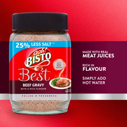 Bisto Best Reduced Salt Beef Gravy Granules