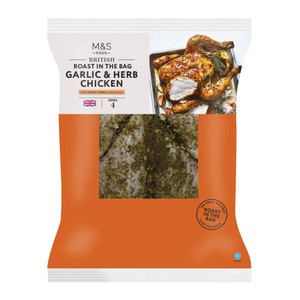 M&S Garlic & Herb Whole Chicken