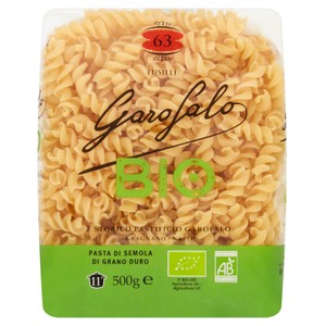 Garofalo Organic Whole Wheat Fusilli Dry Pasta