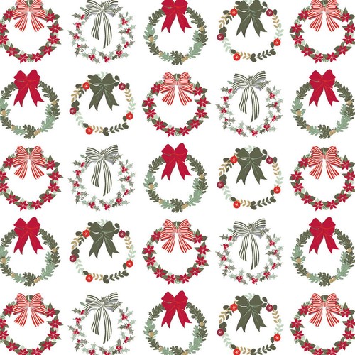 Christmas Wreaths Tissue Paper