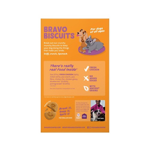 Edgard & Cooper Fresh Dog Treats Biscuits Chicken