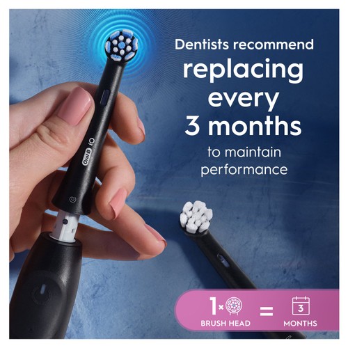 Oral-B iO Gentle Care Black Toothbrush Heads Refills