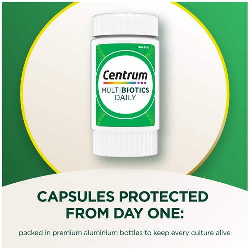 Centrum Multibiotics Daily, Probiotic & Essential Vitamin Capsules