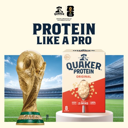 Quaker Oats High Protein Original Porridge Sachets