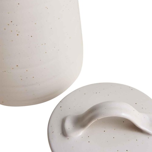 M&S Medium Ceramic Storage Jar, Neutral