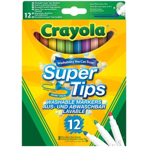 Crayola Pack of 20 Supertips Pastel