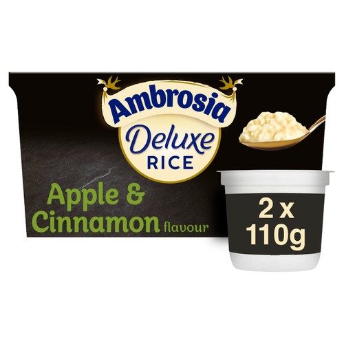 Ambrosia Deluxe Rice Pudding Apple and Cinnamon Pots
