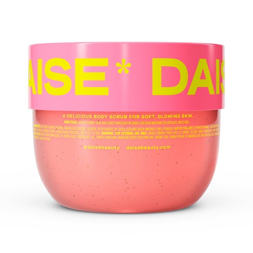 DAISE Exfoliating Body Scrub in Pomegranate Glow, For Soft Glowing Skin