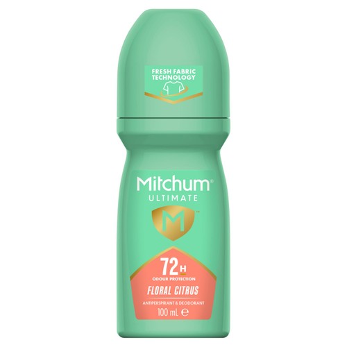 Mitchum Female Ultimate 72H Roll-On, Floral Citrus