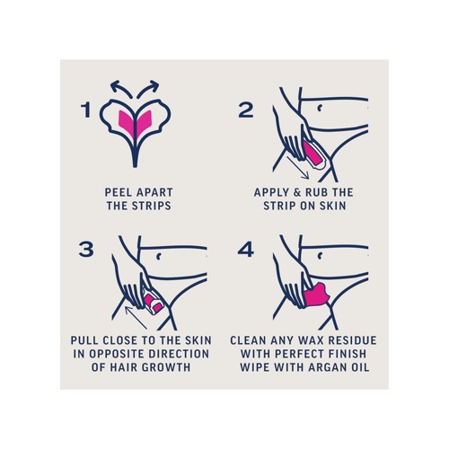 Veet Expert Cold Wax Strips Bikini Sensitive 16 Strips