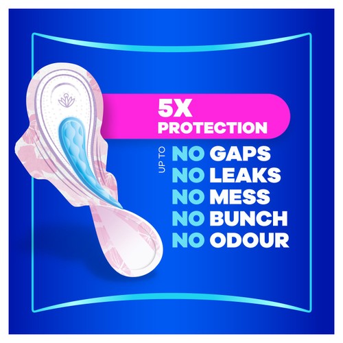 Always Platinum Long Sanitary Towels Wings Size 2