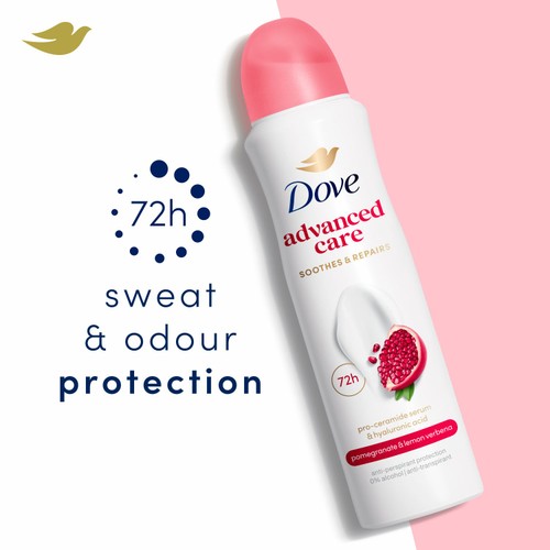 Dove Women Advanced Antiperspirant Deodorant Pomegranate Aerosol