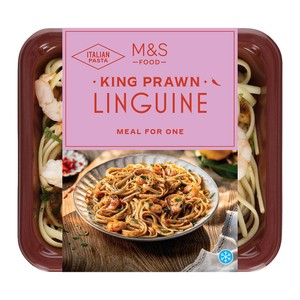 M&S King Prawn Linguine Serves 1