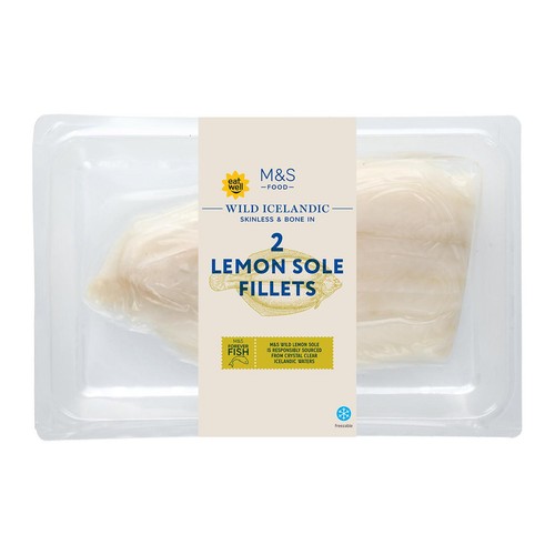 M&S Icelandic 2 Lemon Sole Fillets