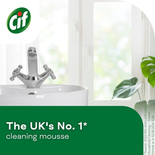 Cif Power & Shine Mousse Bathroom Cleaner Citrus