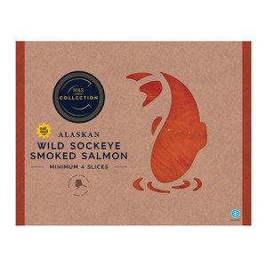 M&S Collection Wild Sockeye Smoked Salmon