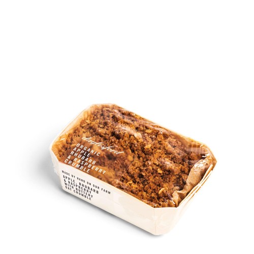 Daylesford Organic Rhubarb and Apple Crumble