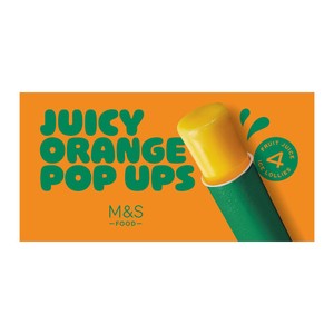 4 Juicy Orange Pop Ups