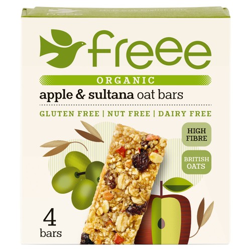 Freee Organic Gluten Free Apple & Sultana Oat Bars