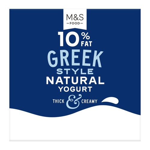 M&S Greek Style Live Yogurts