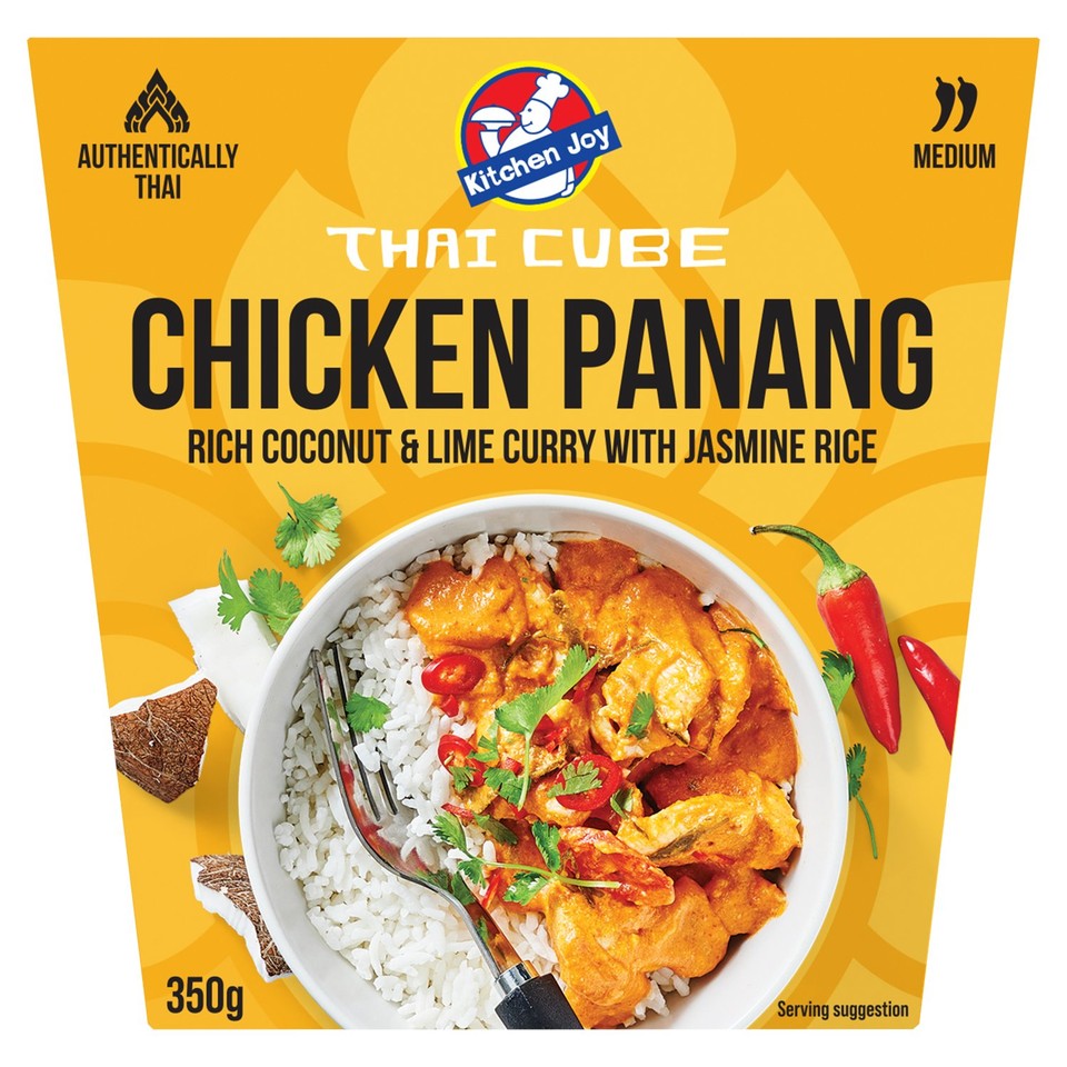 Kitchen Joy Chicken Panang Rich Coconut & Lime Curry with Jasmine Rice ...