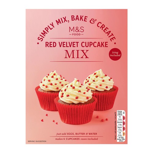 M&S Red Velvet Cupcake Mix