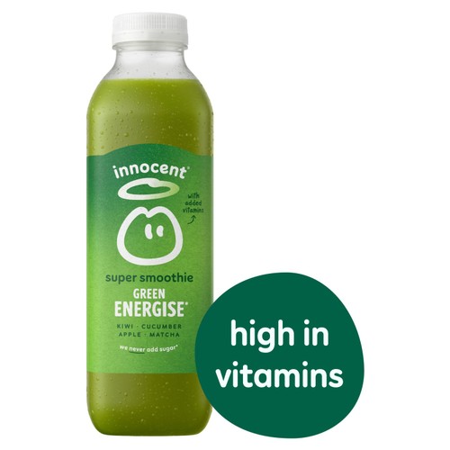 Innocent Green Energise, Kiwi, Cucumber, Apple & Matcha Super Smoothie