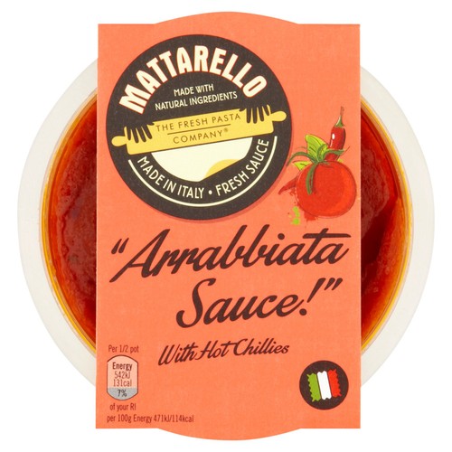 Mattarello Arrabbiata Sauce