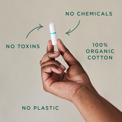 DAME Organic Cotton Tampons Super Plus