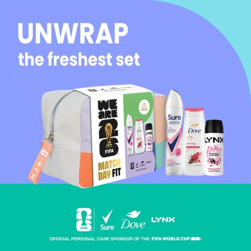 FIFA Inspired The Kit Bag Washbag for Her Gift Set