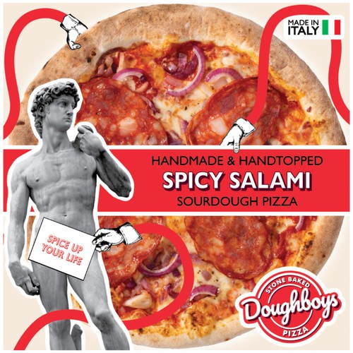 Doughboys Spicy Salami Pizza