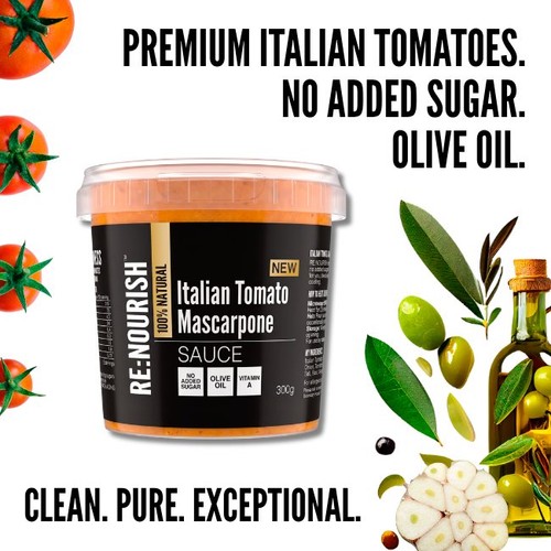 ReNourish Italian Tomato & Mascarpone, 100% Natural Sauce