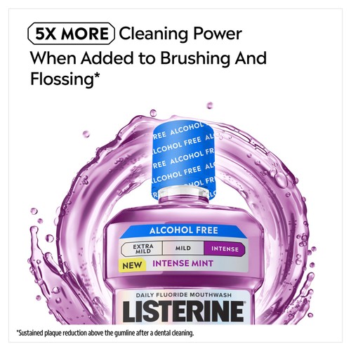 Listerine Total Care Intense Mint Alcohol Free Mouthwash