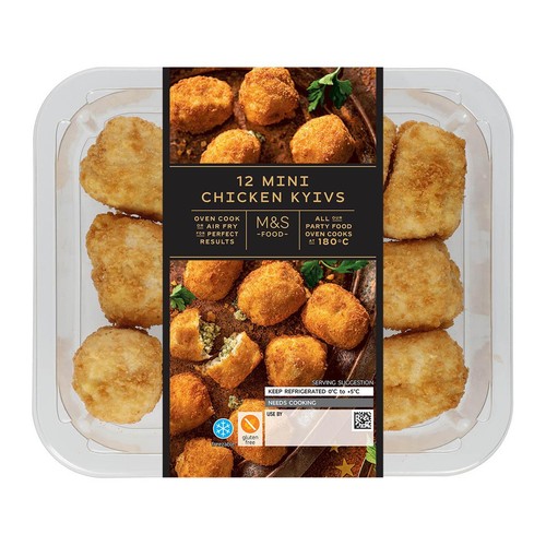 M&S 12 British Mini Chicken Kyivs
