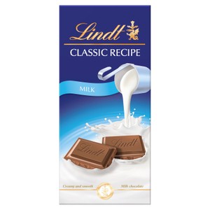 Lindt Classic Recipe Milk Chocolate Sharing Bar