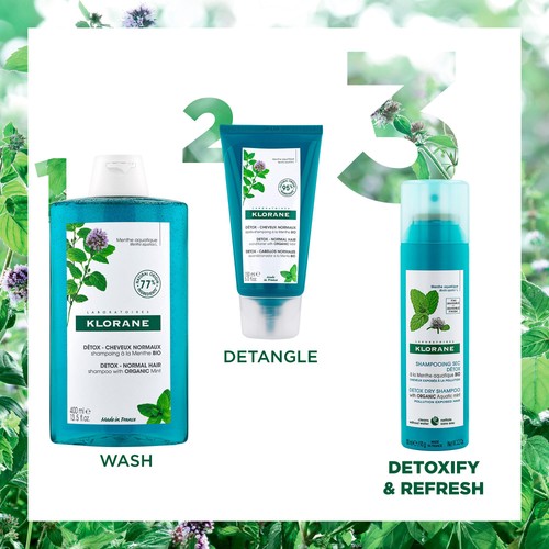 Klorane Detox Dry Shampoo with Organic Aquatic Mint 