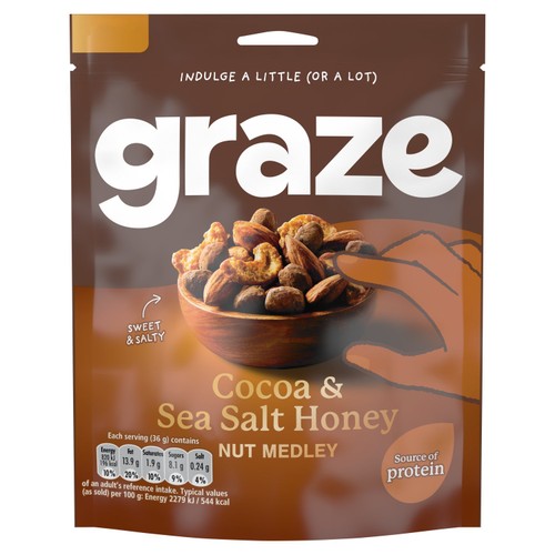 Graze Cocoa & Sea Salt Honey Nut Medley
