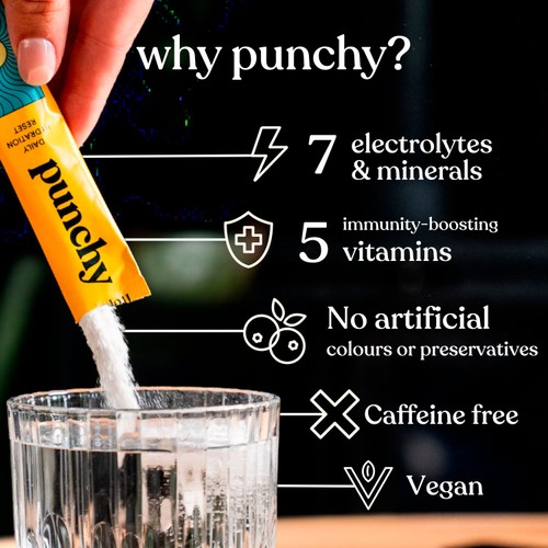 Punchy Tropical Electrolyte Sachets 