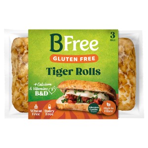 BFree Gluten Free Tiger Rolls 4 Rolls 240g